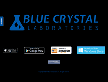 Tablet Screenshot of bluecrystallabs.com